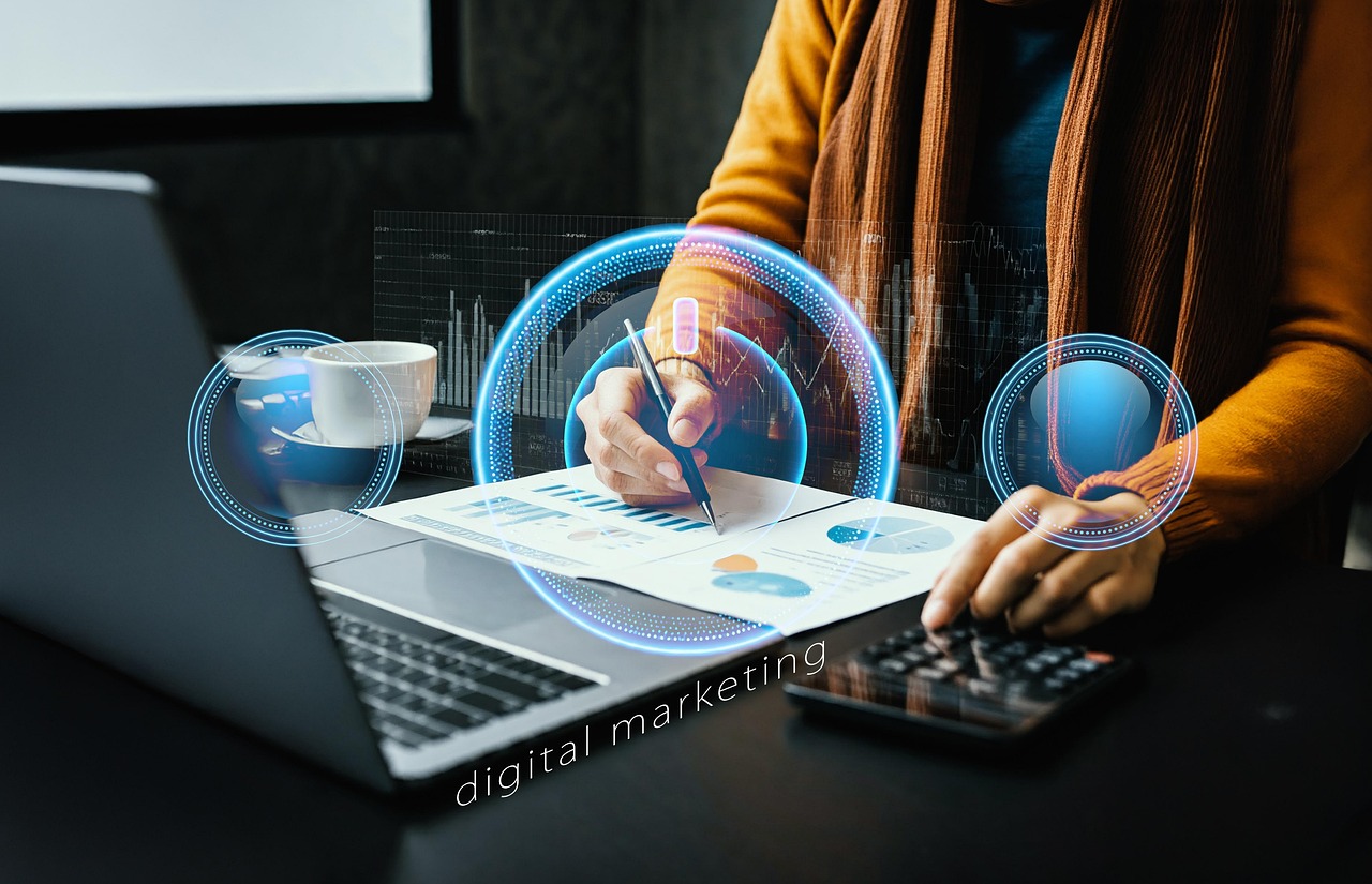 ai generated, business, technology, digital marketing, marketing, analysis, work, design, desk, experience, achievement, finance, research, performance, strategy-9106913.jpg