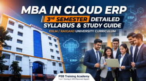 EIILM Kolkata Campus and MBA in Cloud ERP 3rd Semester Syllabus and Study Guide with PSB Training Academy Placement Support